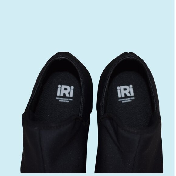 IRI NYC Wes I Sneakers Black White Red Chunky Sole Slip-On Designer Streetwear - Picture 10 of 12